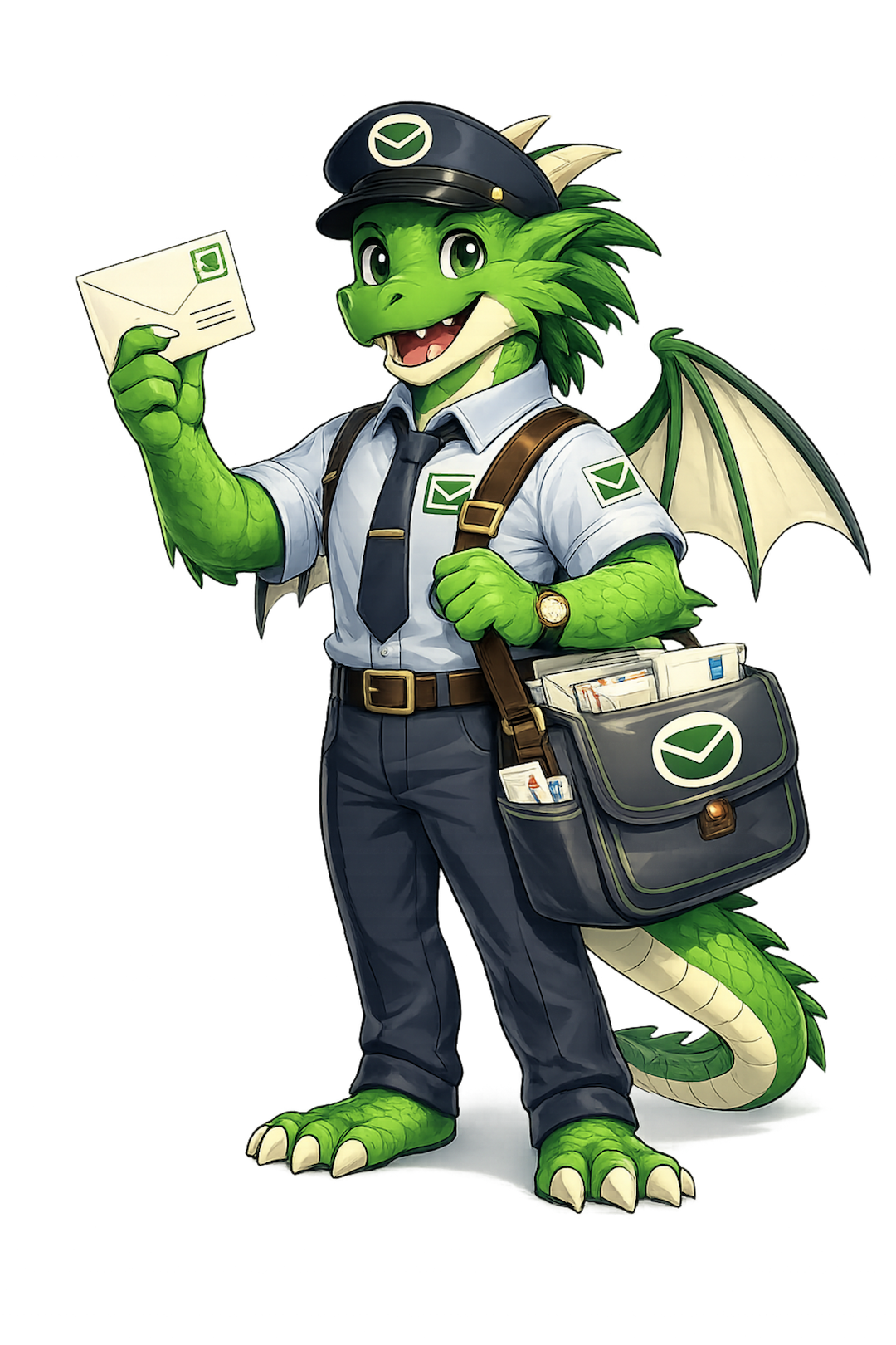 PostDragon mascot